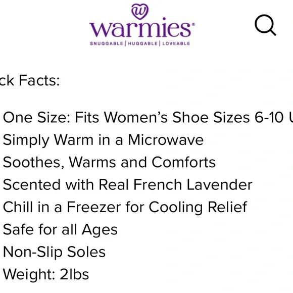 Warmies marshmallow brown slippers - only worn a few times - Picture 5 of 7